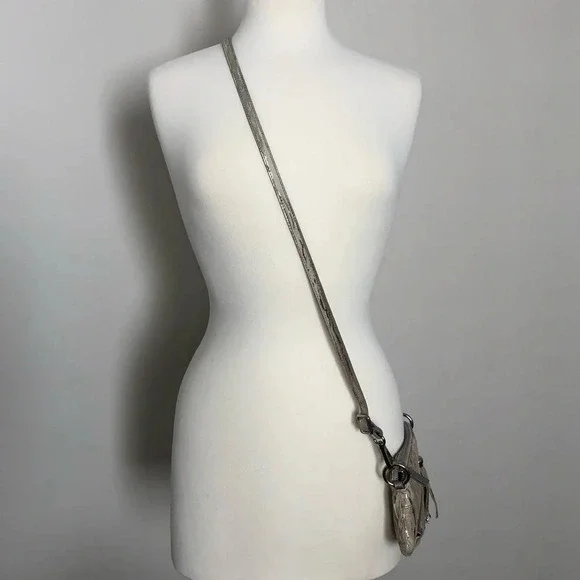 CHEZ by Cheryl Gold Silver Crossbody Bag - Picture 4 of 7